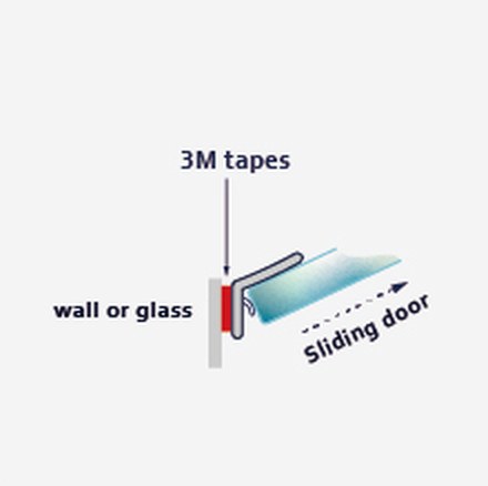 G104A-105deg fitting diagram: where the seal sits on the glass