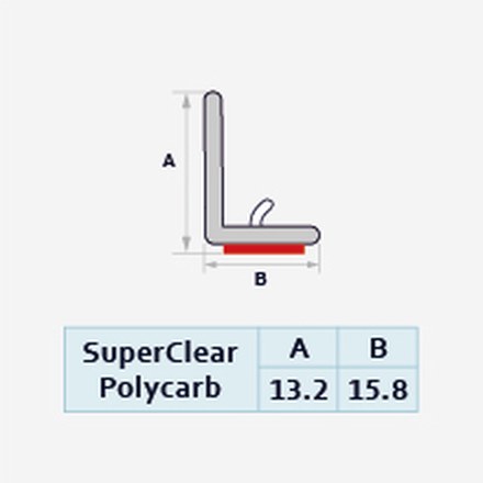 G104A profile drawing with dimensions