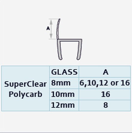 GS003 profile drawing with dimensions