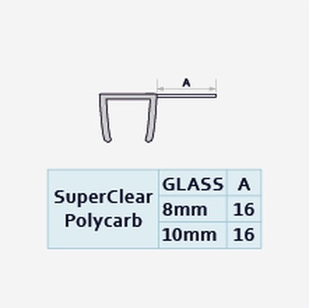 GS004 profile drawing with dimensions