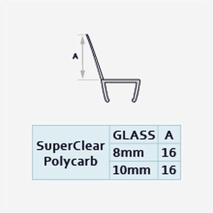 GS005 profile drawing with dimensions