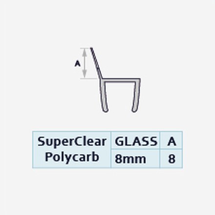 GS005B profile drawing with dimensions