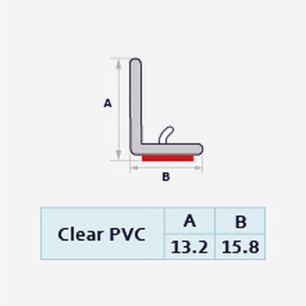 L104A profile drawing with dimensions
