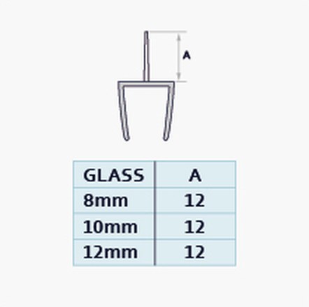 S001 profile drawing with dimensions