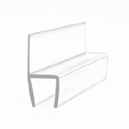 S003 superclear polycarbonate shower seal, product photo