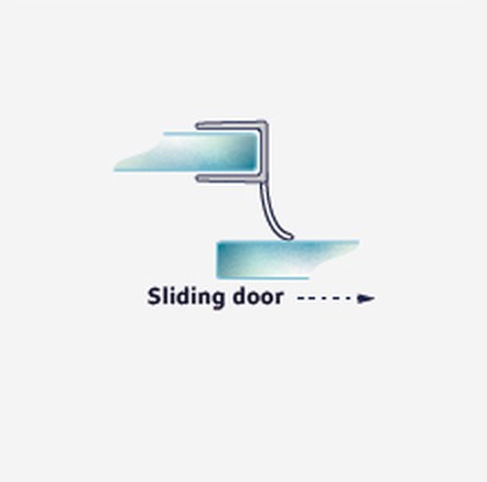 S004 fitting diagram: where the seal sits on the glass