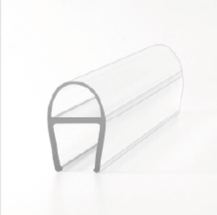 S007 superclear polycarbonate shower seal, product photo