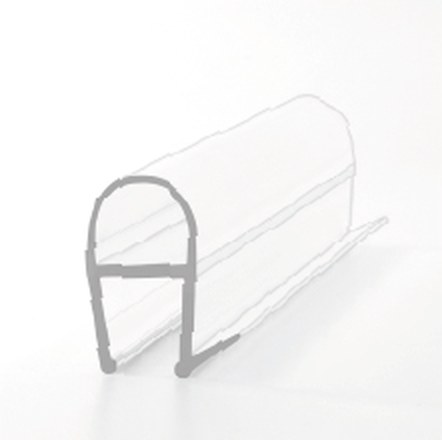 S007G superclear polycarbonate shower seal, product photo