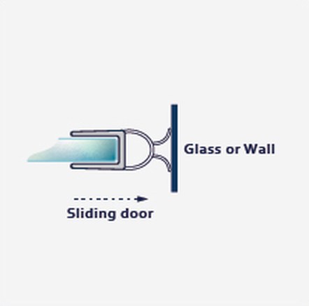 S007H1 fitting diagram: where the seal sits on the glass