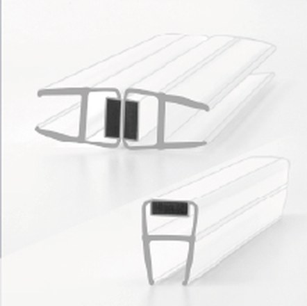 S008BW superclear polycarbonate shower seal, product photo