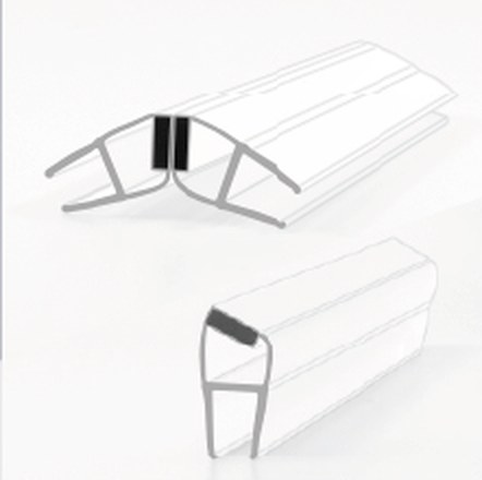 S008C / S008CW superclear polycarbonate shower seal, product photo