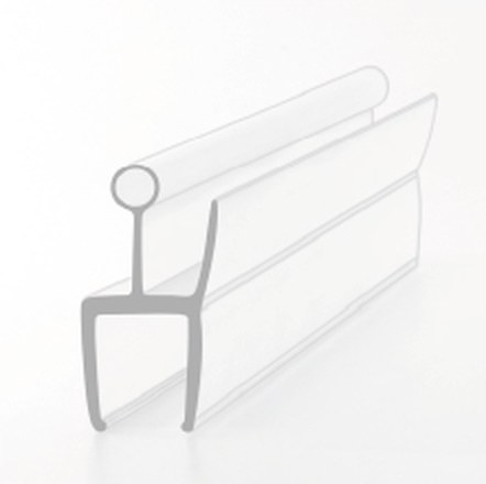 S009 superclear polycarbonate shower seal, product photo