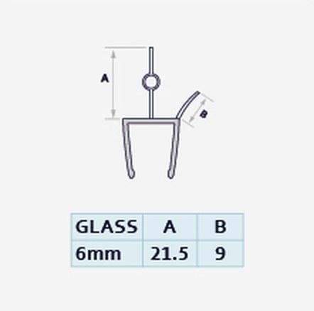 S009A1 profile drawing with dimensions