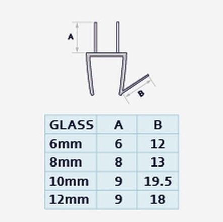 S009B1 profile drawing with dimensions