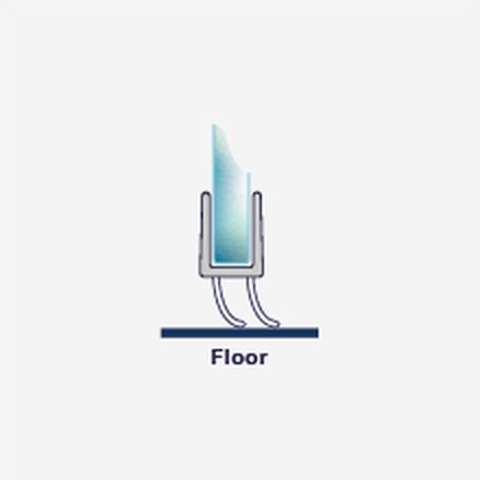 S010H1 fitting diagram: where the seal sits on the glass