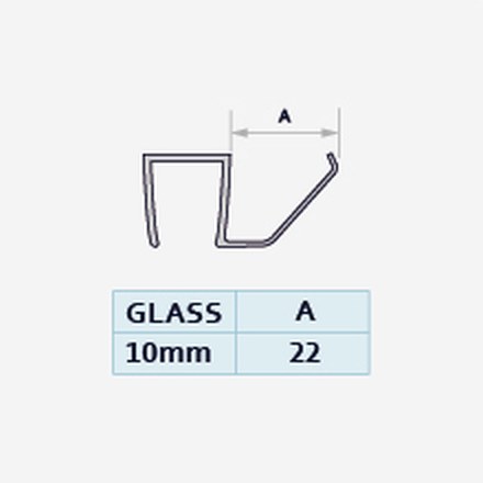 S011D profile drawing with dimensions