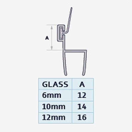 S013A2 profile drawing with dimensions