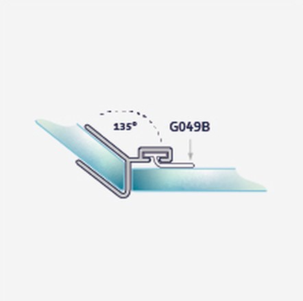 S013B5 fitting diagram: where the seal sits on the glass